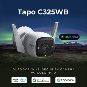 TP-Link Official Store | Tapo C325WB | 2K ColorPro Outdoor WiFi IP Security Cctv Sale Camera Connect to Cellphone with Mic and Speaker
