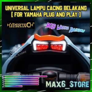 Y15ZR Y16ZR LC135 NVX155 NMAX155 HYPERTECH RGB LED AMBIENT LIGHT UNIVERSAL MOTOR LAMPU BELAKANG LED RAINBOW YAMAHA EGO TAIL LAMP