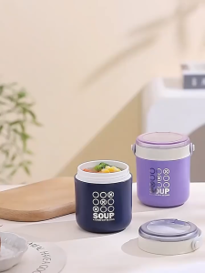 430ML Bekas Makanan Termal Keluli Tahan Karat Stainless Steel Thermal Insulator Food Jar Soup Pot