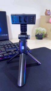 KIVEE ไม้เซลฟี่บลูทูธพร้อมรีโมท ไม้เซลฟี่หมุนได้360 ขาตั้งกล้องมือถือเซลฟี่ แบบพกพาสะดวก ไม้เซลฟี่ไร้สาย