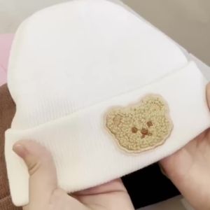 Kupluk Beanie Hat Rajut Bear Bayi Laki Laki Perempuan