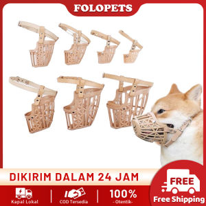 FOLOPETS Penutup Mulut Anjing Dog Muzzle Brangus Anjing Anti Gigit