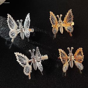 Elegant Butterfly Tassel Hair Clip Womens Side Fashionable 2023 New Model Advanced Duckbill Hair Clip Hair Accessories