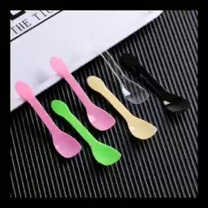 Disposable Creative Cute Plastic Spoon for Desserts