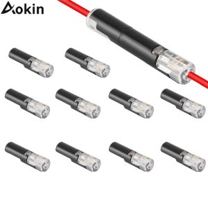 10/20/30PCS 1 Pin 1-Way Wire Connectors Single Wire Connector Pluggable LED Wire Plug in Connector for AWG 20-24