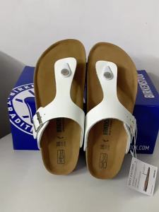 BBIRKEN.ST0CK Genuine Leather Boken Slippers Womens Platform Sandals Mens Slippers Cow Suede Real Cork All-Matching Slippers plus Size Sandals