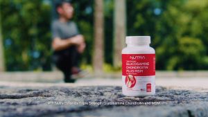 TWIN PACK - Nutra Botanics Triple Strength Glucosamine 1500mg Chondroitin MSM Fast Acting Joint Pain Relief Supplement - Knee Pain Relief