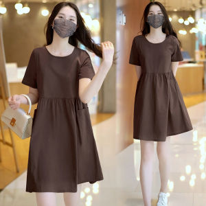 Shalldoer | Slimming Big Size Loose Concealing Summer Dress