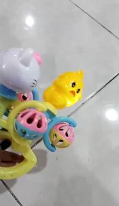 Kerincingan Bayi Lucu Ada Lampu 2077 3 Cocok Untuk Bayi 2 Ball Lampu Bentuk Kitty