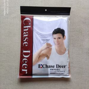 เสื้อกั๊กผ้าฝ้ายถักสีขาวสำหรับผู้ชาย ทรงหลวม ระบายอากาศได้ดี ทรงหลวม แขนกุด คอตตอนแท้ ฤดูร้อน 2023 รุ่น 2308