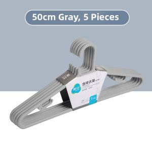 Large Size 50cm Plastic Clothes Hanger Thickened Non-Slip Mens Durable Extra Long Storage Space Saving Clothes Hanger