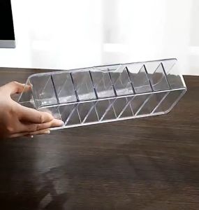 1 PCS 7/8 Grid Frames Dustproof Transparent Storage With Cover Cable Management Box Hub Organizer Box Desktop Data Cable Storage Box Space Savers