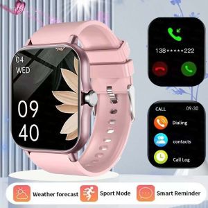 Woman Electronic Smart Watch BT Call 1.83 Inch Touch Screen Monitor Smartwatch Fitness Tracker Sport Watches For Man Android IOS