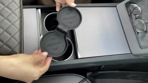 Tấm Lót Ly Xe Hơi Silicon Chống Trượt Dành Cho Tesla Model Y & 3 Highland Juniper - Phụ Kiện Trang Trí Nội Thất Ô Tô
