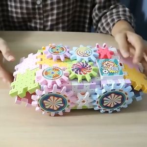 Mainan Balok Susun Building Block Blok Bricks DIY Bangunan Electric Edukasi Mainan Anak