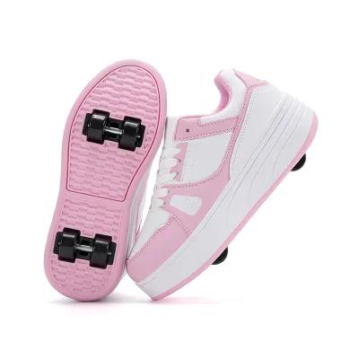 MLZH | Removable Light Heel Roller Shoes 4 wheels
