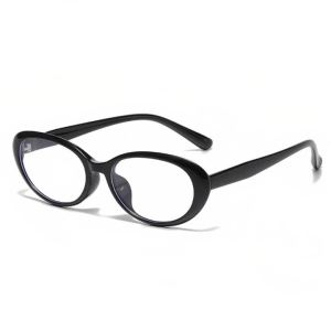 Y2K Retro Oval Frame Glasses for Women Sweet and Trendy TR90 Small Frame Eyeglasses Anti-Blue Light Computer Glasses