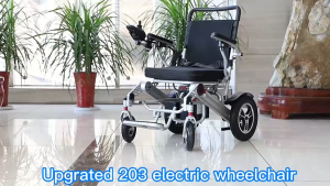 Ziivievs 203 High-end Foldable Electric Wheelchair 120KG Load Capacity 52cm Seat Width 500W Motors