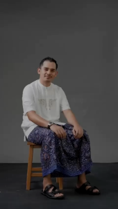 Terbaru Nadheera Alwi Zahir Sarung Batik Cotton Luxury detail pattern signature Luxury Premium