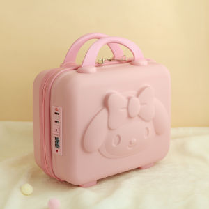 Sanrio Luggage Mini Luggage Childrens Small Bags Suitcase Melody Cosmetics Bag Girl Cute