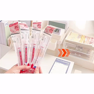 Long Nib Metal Marker Pen 20mm Waterproof Permanent Black Red Multifunctional Long Head Oily Marker