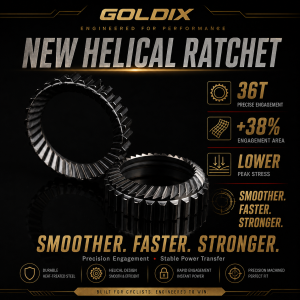 GOLDIX 36T 60T Helical Ratchet Ring for Road MTB Hub 370 350 310 240 180 160 Series Bicycle Hub Parts