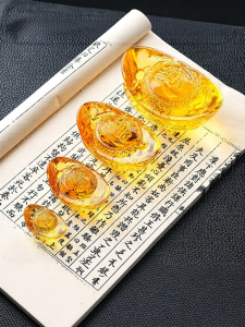 BINYUE | Wealth Attracting Crystal Brick Paperweight