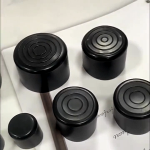 Rubber Footings Tubular Round Chair Table Rubber Foot Cover Non-slip Floor Protector Tubular End Cap