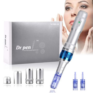 Bộ Dụng Cụ Chăm Sóc Da Điện Tử Không Dây Ultima Dr Pen A6 Với 2 Đầu Kim 12 Chân Dùng Tại Nhà Hệ Thống Lăn Kim Vi Điểm