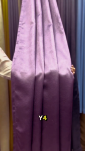 lilac.curtain - Yasmine Hotel-grade Blackout Curtain / Ready Made / Soft-touch / Linen Texture Hook Eyelet (170cm-400cm)