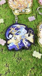 BILIBILI | Cookie Man Keychain Cookie Run 2D Acrylic Keychain 7cm Anime Game Merchandise Bag Decoration/Key Decoration