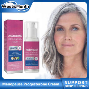 West&Month | Menopause Progesterone Cream Middle-aged Elderly Women Balance Progesterone Regulate Emotions Night Sweats Insomnia Body Care