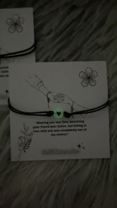 Gelang Couple Love Glow In The Dark Gelang Menyala Dalam Gelap
