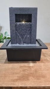 น้ำพุน้ำล้นตั้งโต๊ะ รุ่นรหัสสินค้า24101L อ่างน้ำล้นเสริมฮวงจุ้ยแต่งบ้าน น้ำพุล้นตั้งโต๊ะ น้ำตกไหลเป็นสายคล้ายฝน