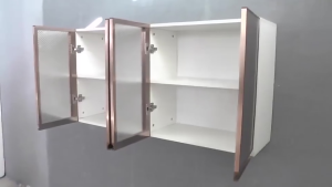 Nearra Wall Large Cabinet Aluminum Pantry Cabinet Hanging Kitchen Storage for Home Storage