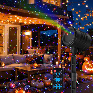 ALIEN Moving Static Red Green Blue Dots Star Christmas Laser Shower Projector Outdoor Garden Waterproof Holiday Xmas Tree Light
