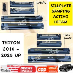 Sillplate Samping All New Triton 2016 2024 2025 Activo Hitam Lampu / Non Led