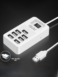 Earise | USB Multi-Function Splitter One To Four Seven One To Ten USP Multi-Interface Expander Adapter Switch Multi-Hole Converter Desktop Laptop External Multi-Purpose Expansion HUB集线器