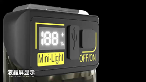 LED Flashlight Type-C Rechargeable Lamp Rotating Waterproof Key Chain Light Cap Clip Camping Lam