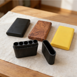 5 Holes Tube Plastic Cigarette Storage Box Cigarette Smoking Case Waterproof Airtight Seal Storage Portable
