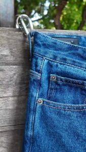 กางเกงยีนส์ผู้ชาย ทรงกระบอกตรง Jack Russel Klassik J-1198 Straight Fit Navy Blue