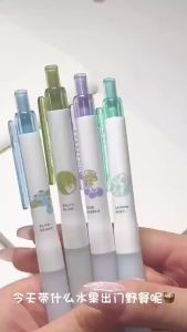 4 Bút Gel Màu 0.5mm Viết Êm Hương Trái Cây Trung Tính Bút Dùng Cho Nghệ Thuật Vẽ Nhật Ký Scrapbooking Nhanh Khô Tự Làm Tranh