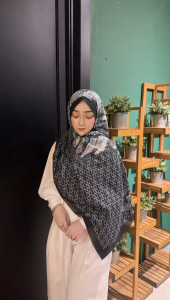 PASHMINA MOTIF PRINTING BAHAN VOAL UKURAN 180X75 FINISHING LASERCUT PASHMINA LASERCUT MOTIF TERBARU