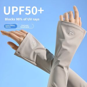 MiiOW | Womens Summer Sun Protection Ice Silk Cool Feeling Breathable UV Protection Outdoor Cycling Ice Sleeve Driving Hand Sleeve