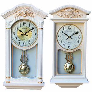 Đồng Hồ Tường Báo Giờ Phong Cách Cổ Điển Châu Âu Tĩnh Lặng Đồng Hồ Treo Hình Tròn Kiểu Mỹ Trang Trí Nhà Cửa Đồng Hồ Tròn Lớn Đồng Hồ Treo Phòng Khách