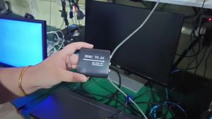Hộp Chuyển Đổi HDMI Tương Thích Với AV RCA CVBS L/R Video 1080P Bộ Chuyển Đổi Tín Hiệu Video Composite HD Cho Đầu Ra NTSC PAL Dùng Cho Máy Tính Đầu DVD Máy Chiếu TV