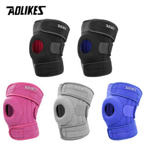 AOLIKES Có Thể Điều Chỉnh Đầu Gối Với Bộ Ổn Định Bên Hông Và Miếng Gel Xương Bánh Chè Hỗ Trợ Đầu Gối Bọc Cho Nam Và Nữ Đầu Gối Bọc Để Bảo Vệ Chấn Thương Thể Thao 34-58Cm