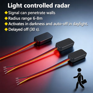 DC12V LED Controller For LED Strip Light Human Body Induction Radar Motion Sensor Switch Auto On Off Penetrating Wood Delay off