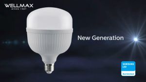 WELLMAX - Samsung LED T Bulb 28W/ 38W/ 47W/High Wattage/ Light bulb/ Night Bazaar Light/ Decor light/ Daylight 6500K