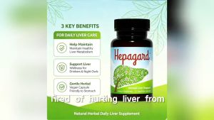 Hepagard Natural Liver Support Supplement Herbal Vegan Capsules for Daily Liver Wellness Care 30 Vegetable Capsules